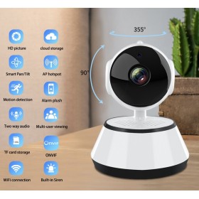 360 degree wifi high definition network monitor camera