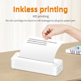 Inkless Bluetooth Home Office Thermal A4 Printer