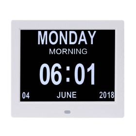 8-inch clock machine, digital photo frame, calendar alarm clock